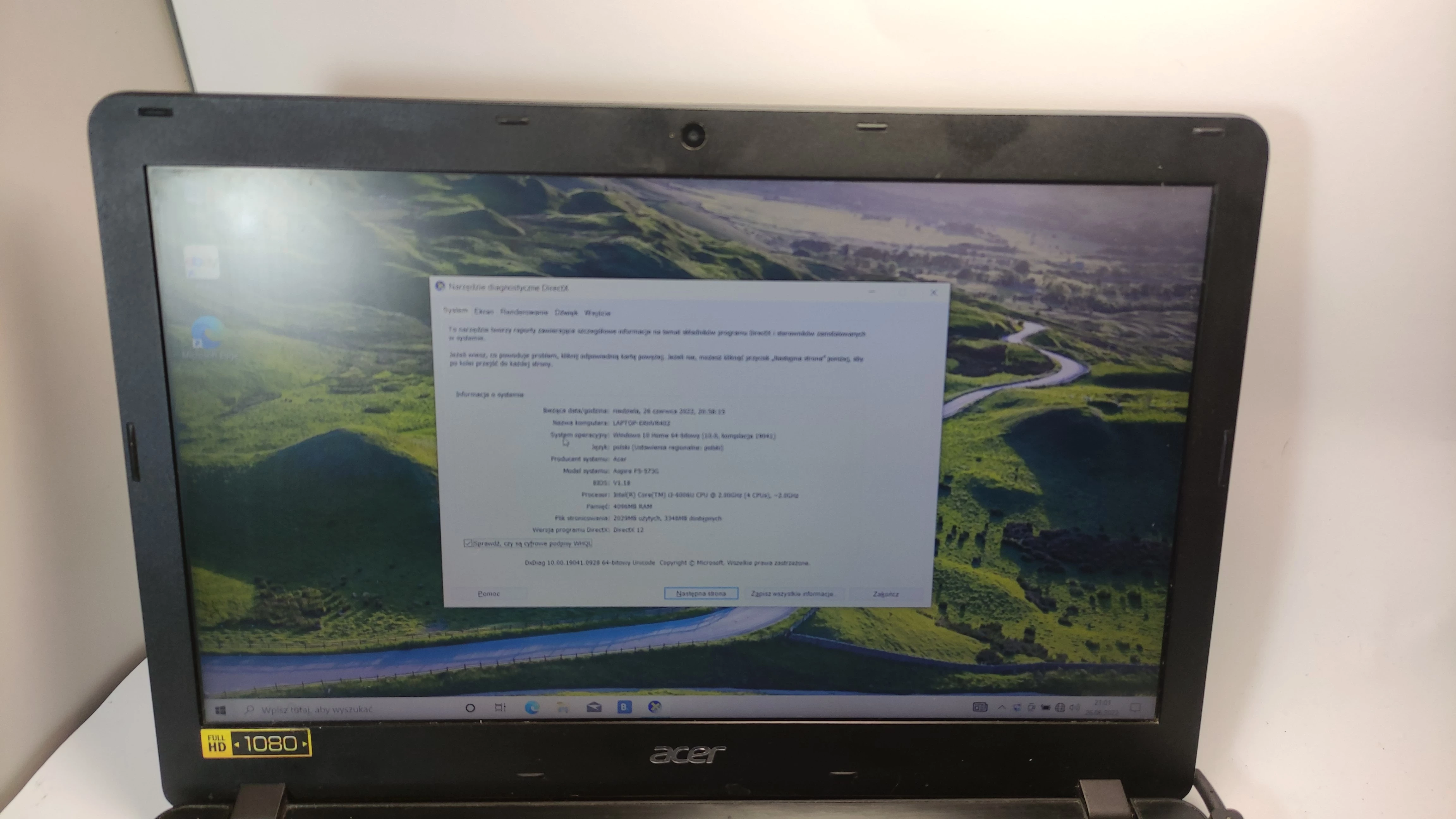 laptop-acer-f15-f5-573g-39rt-at-opis-wielkosc-pamieci-ram-4-gb