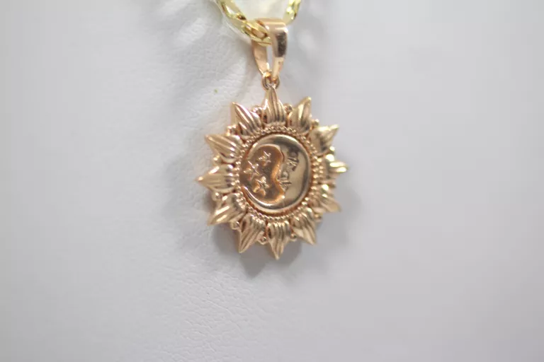 zlota-zawieszka-slonce-585-479g-stan-uzywany