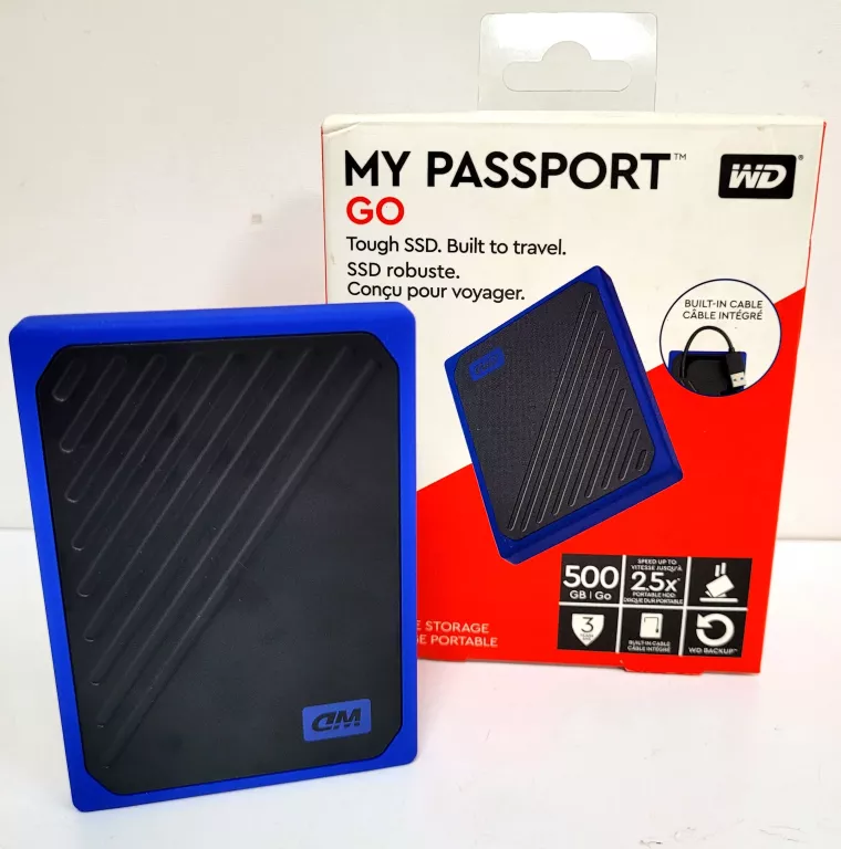 DYSK ZEWNĘTRZNY SSD MY PASSPORT GO 500GB
