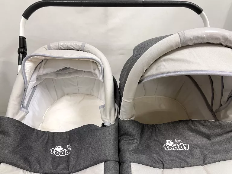 WÓZEK BLIŹNIACZY FENIX DUO 2 W 1 KOMPLET + TORBA