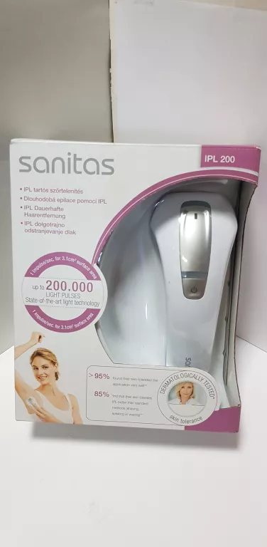 DEPILATOR LASEROWY SANITAS IPL 200