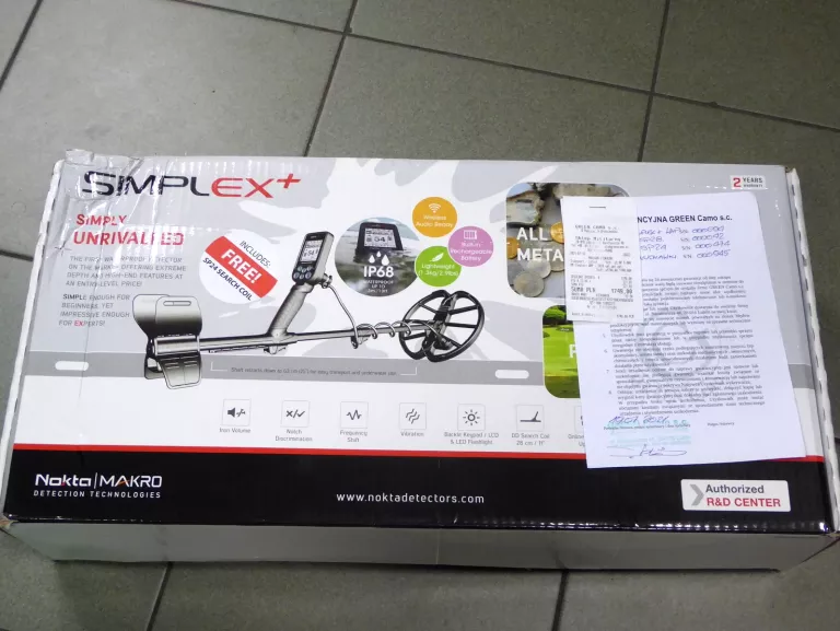 WYKRYWACZ METALI SIMPLEX+ NOKTA MAKRO GWARANCJA!
