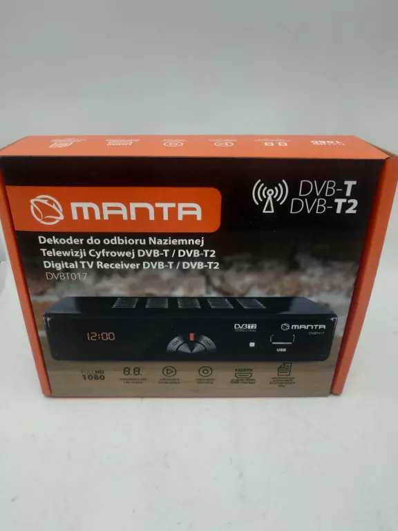 DEKODER MANTA DVB-T2 PUD