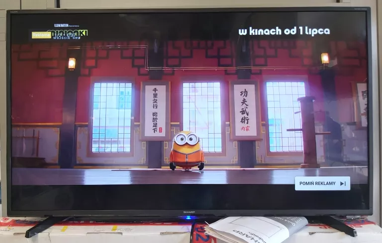 TELEWIZOR SHARP 40CI1EA 40” FHD ANDROID TV OPIS!!! MOŻE BYĆ NA CZĘŚCI