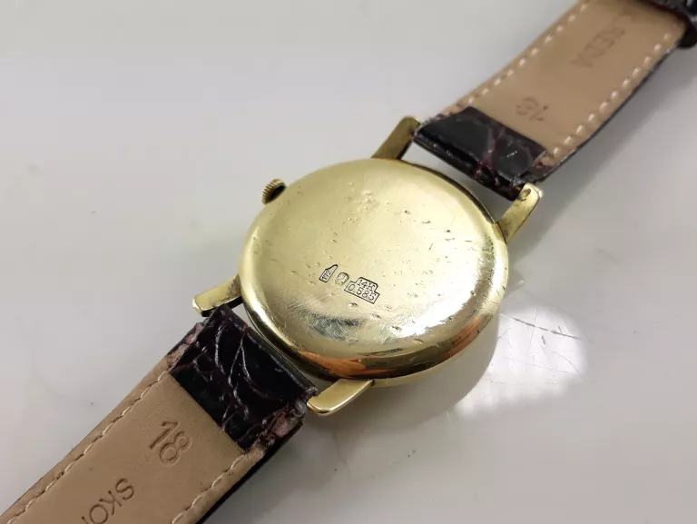ZŁOTY ZEGAREK ROAMER INCABLOC MECHANICZNY 585 14K