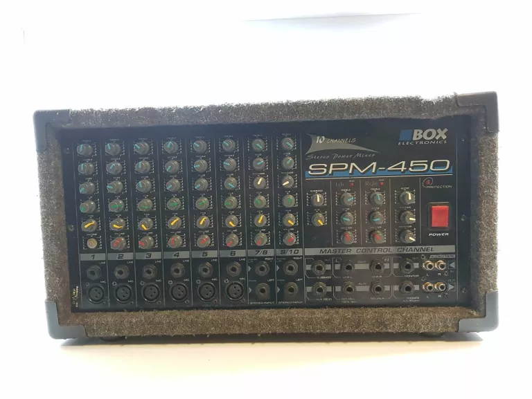 WZMACNIACZPOWER MIXERBOXELECTRONICS STEREO SPM450
