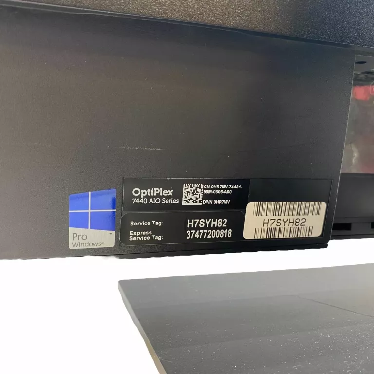 KOMPUTER ALL IN ONE DELL OPTIPLEX 7440 8GB/120GB