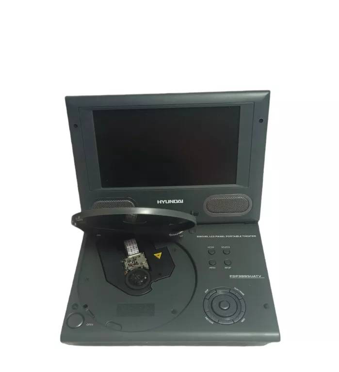 PRZENOSNE DVD HYUNDAI PDP388SUATV+ANTENA+PILOT+UC