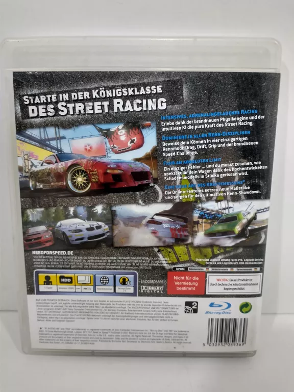 NEED FOR SPEED PROSTREET GRA NA PS3