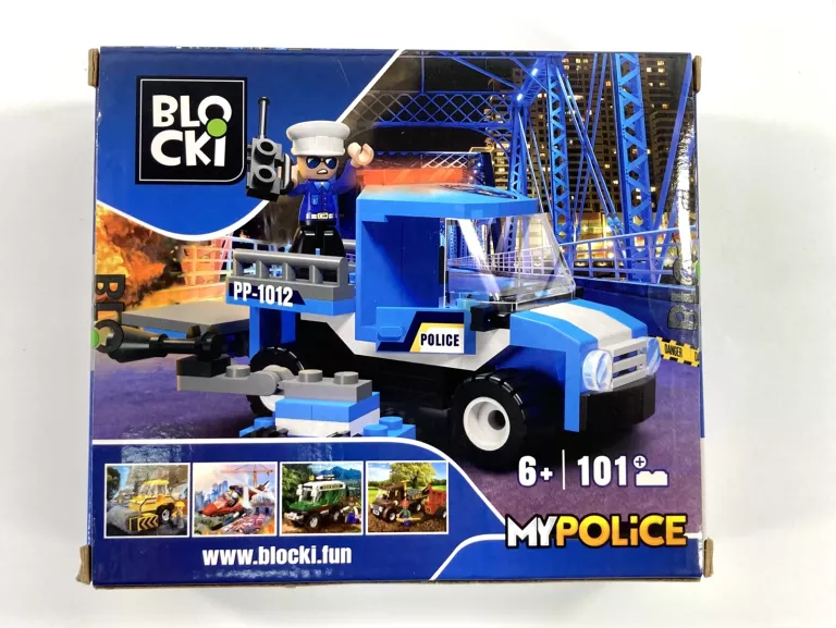 KLOCKI BLOCKI MY POLICE PP-1012 -  101 EL.