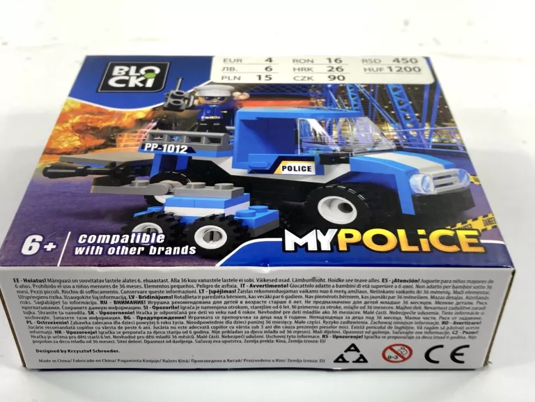 KLOCKI BLOCKI MY POLICE PP-1012 -  101 EL.