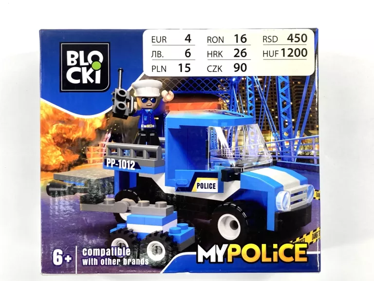 KLOCKI BLOCKI MY POLICE PP-1012 -  101 EL.
