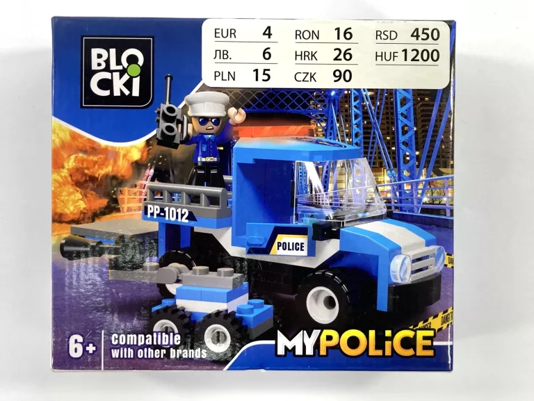 KLOCKI BLOCKI MY POLICE PP-1012 -  101 EL.