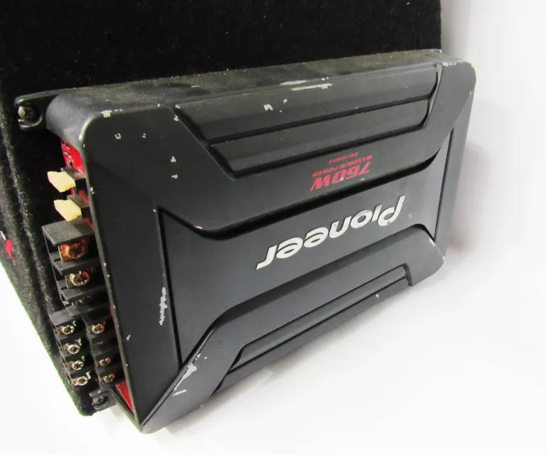 SUBWOOFER ALPINE SBG-1244BP Z PIONEER GM-A6604