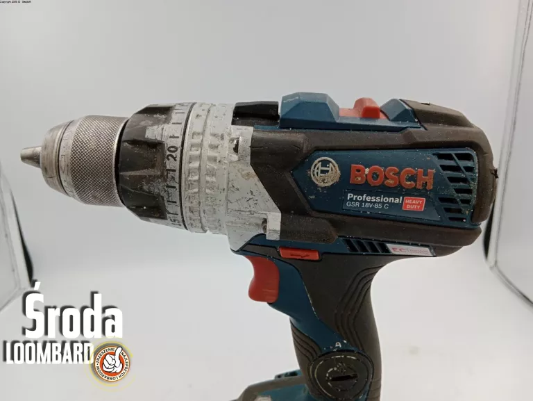 WKRĘTARKA BOSCH GSR 18V-85 C KOMPLET 2BTAERIE