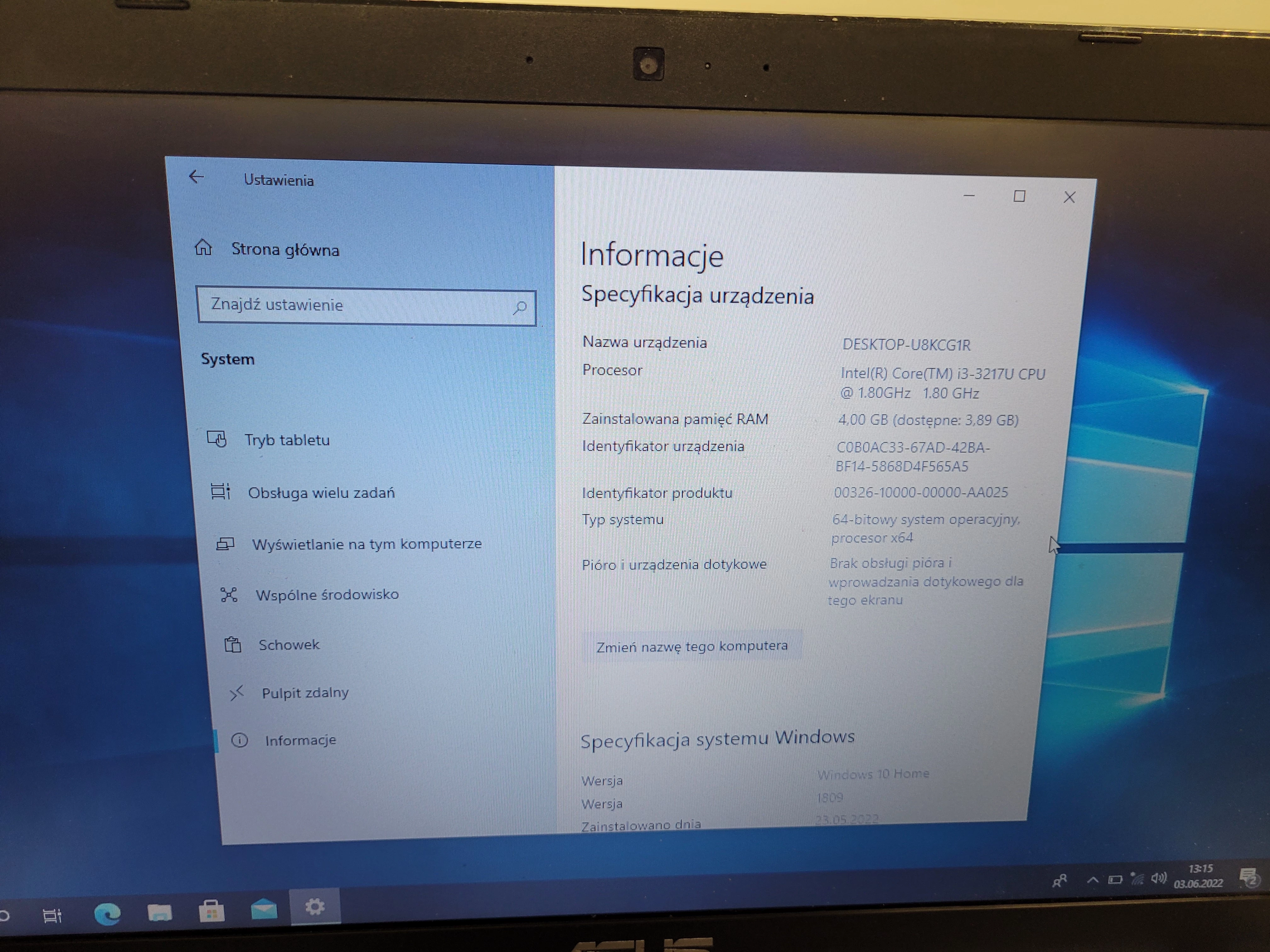 laptop-asus-x550-zasilacz-typ-dysku-twardego-hdd