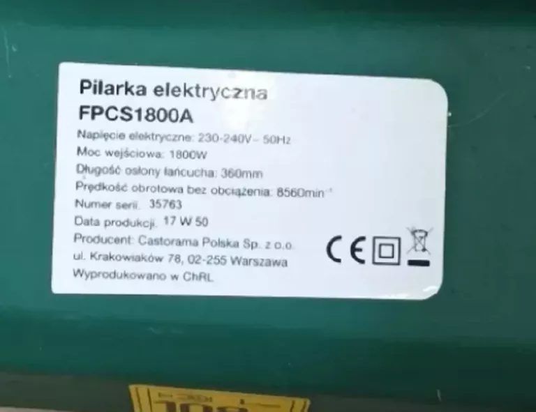 PIŁA ELEKTRYCZNA FPCS 1800A +