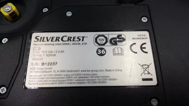 ROBOT SPRZĄTAJĄCY SILVERCREST SSRA1