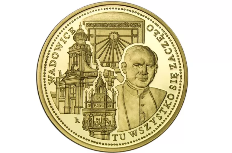 MEDAL JAN PAWEŁII WADOWICE TU WSZYSTKO SIĘ ZACZĘŁ