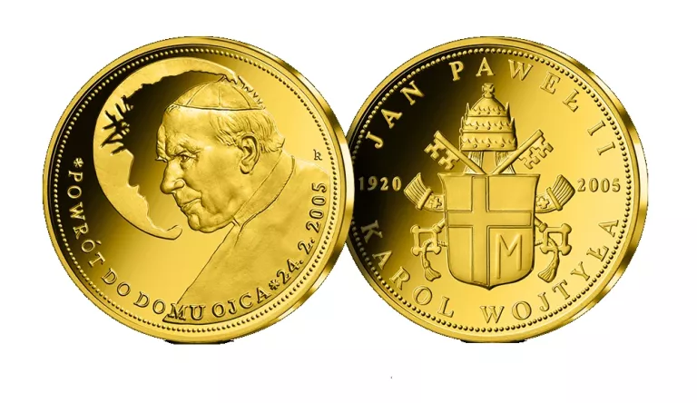 MEDAL JAN PAWEŁ II - POWRÓT DO DOMU OJCA