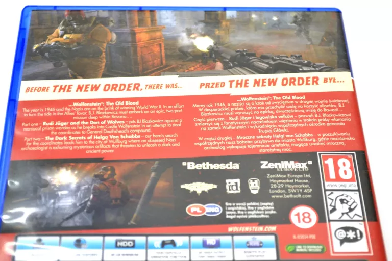 GRA PS4: WOLFENSTEIN THE OLD BLOOD - PL