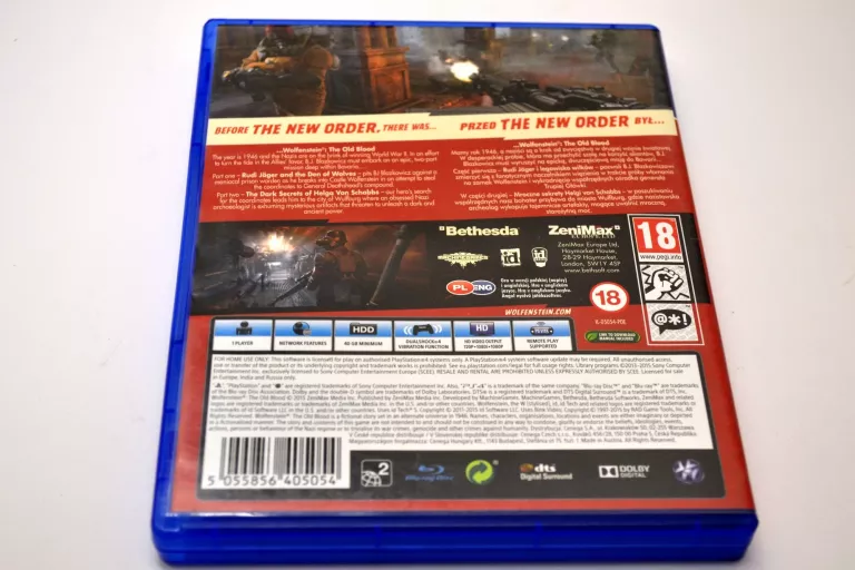 GRA PS4: WOLFENSTEIN THE OLD BLOOD - PL