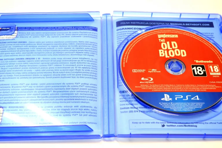GRA PS4: WOLFENSTEIN THE OLD BLOOD - PL