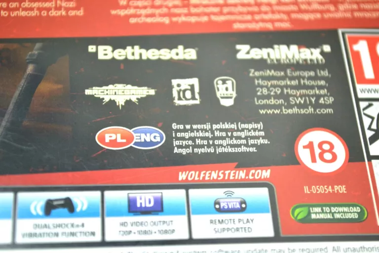 GRA PS4: WOLFENSTEIN THE OLD BLOOD - PL