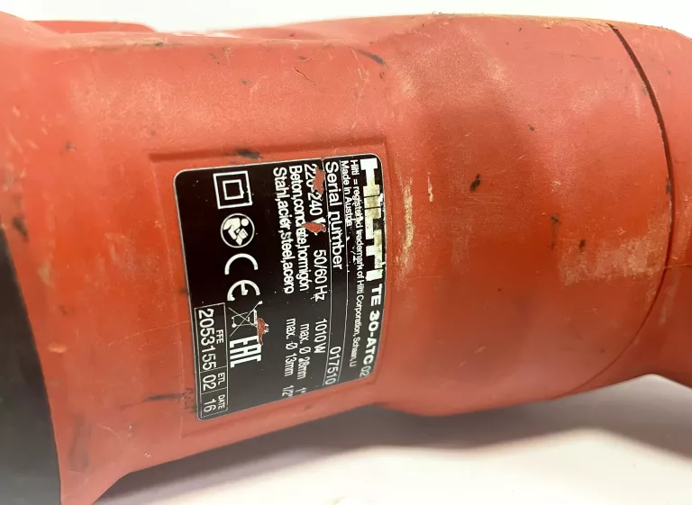 MŁOTOWIERTARKA HILTI TE 30-ATC SDS PLUS 1010 W
