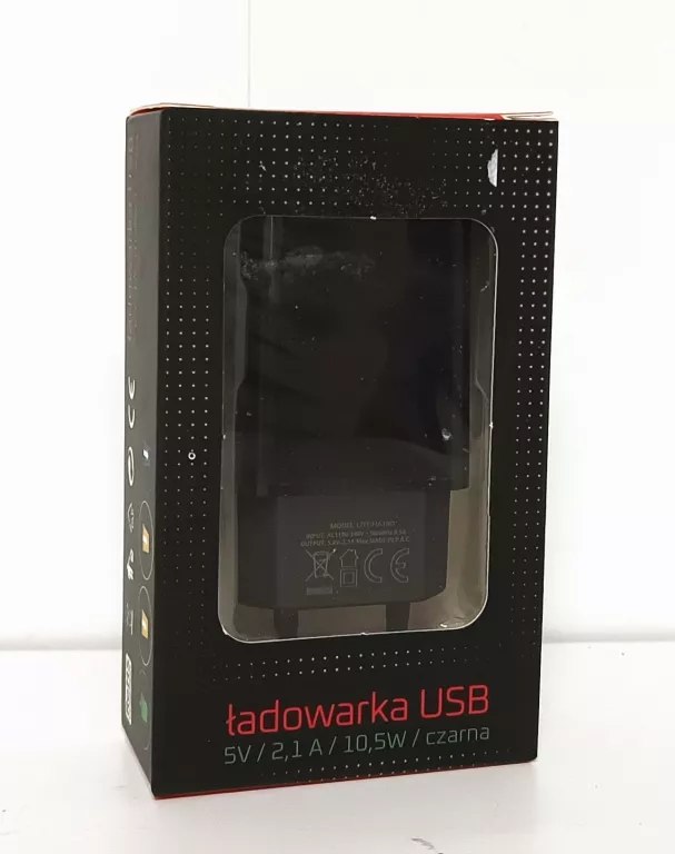 ŁADOWARKA 5V/ 2,1A/10,5W USB