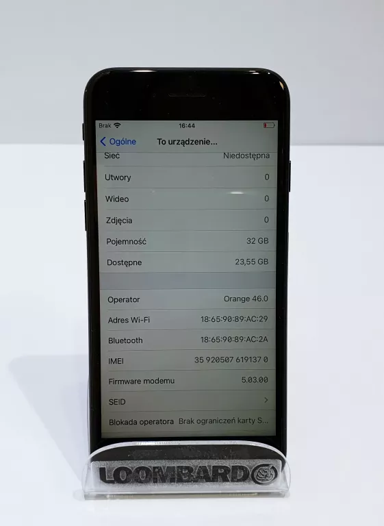 TELEFON IPHONE 7 32GB 100% BLACK