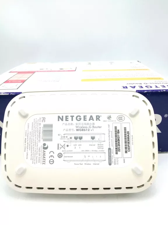 ROUTER NETGEAR WGR612