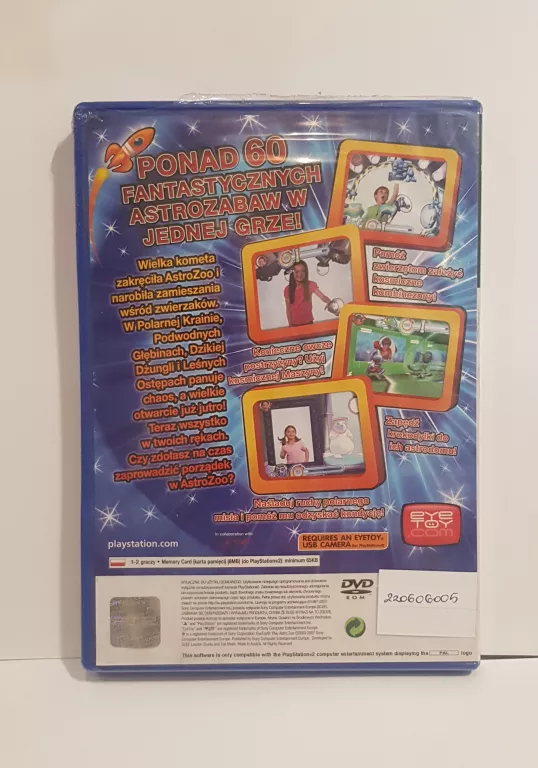 GRA PS2 EYETOY: PLAY ASTRO ZOO FOLIA