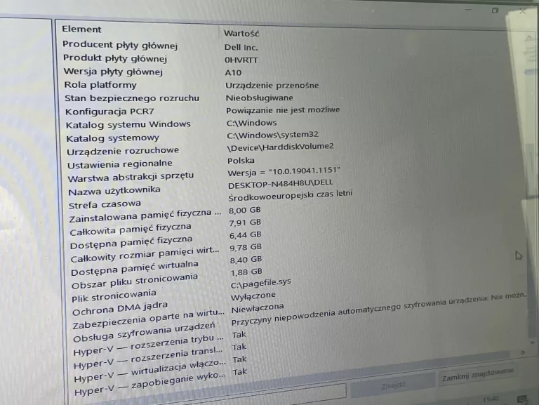 LAPTOP DELL N5110 I7 Z ZASILACZEM