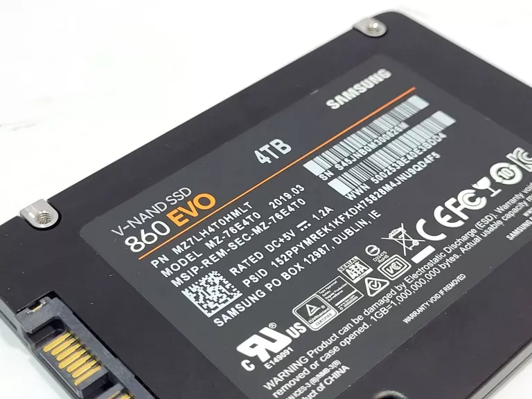DYSK SSD SAMSUNG 860 EVO 4TB MZ-76E4T0