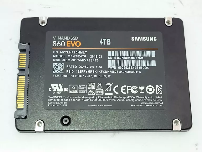 DYSK SSD SAMSUNG 860 EVO 4TB MZ-76E4T0