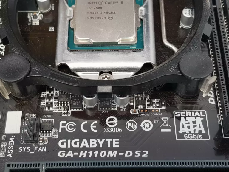 PROCESOR INTEL I5-7500 SR335 3.40GHZ GA-H110M-DS2