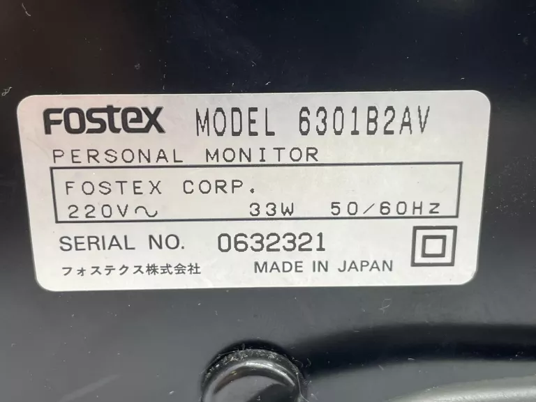 FOSTEX 6301B UŻYWANY MONITOR STUDYJNY