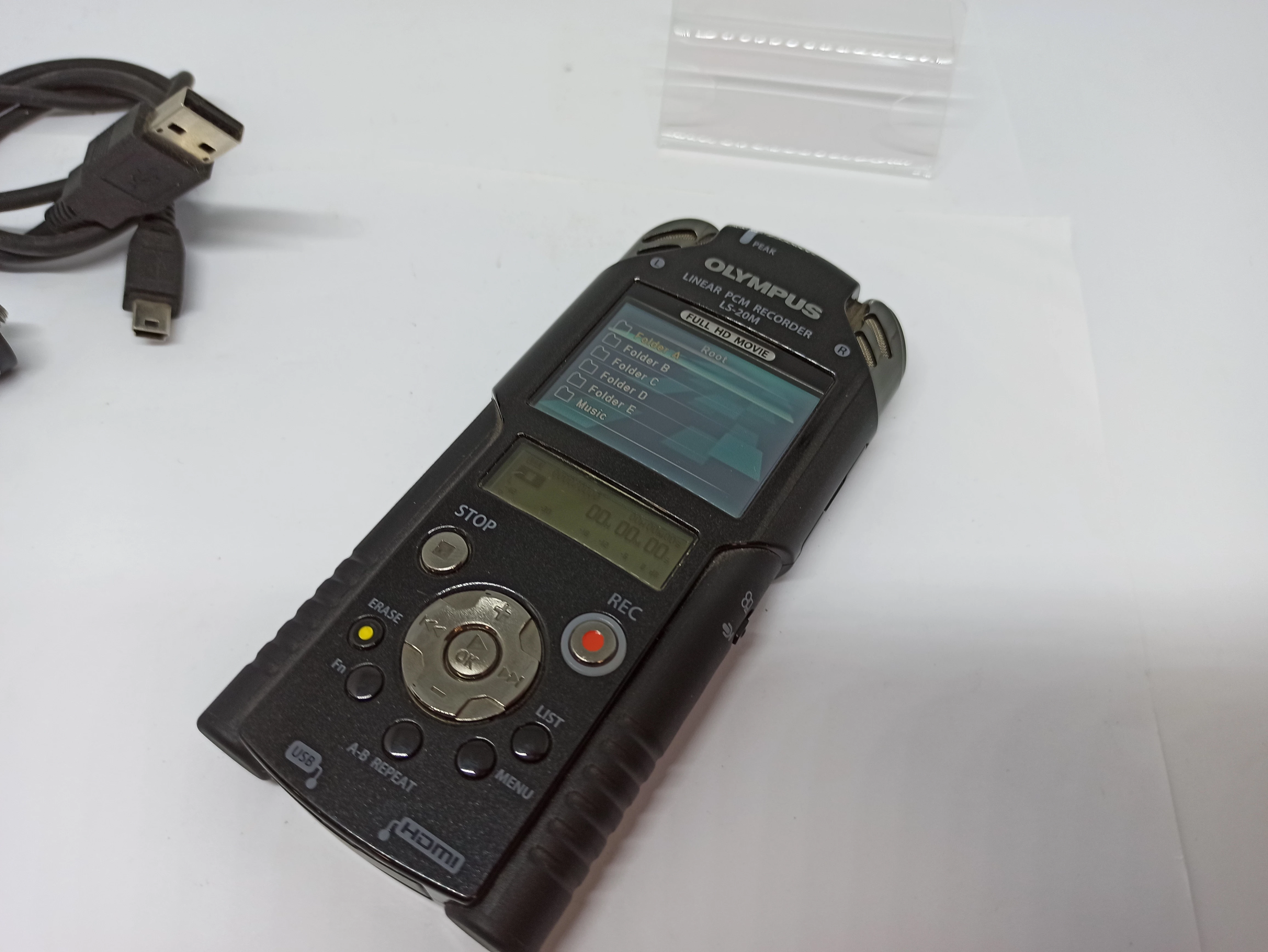 OLYMPUS たせん LINEAR PCM RECORDER LS-20M