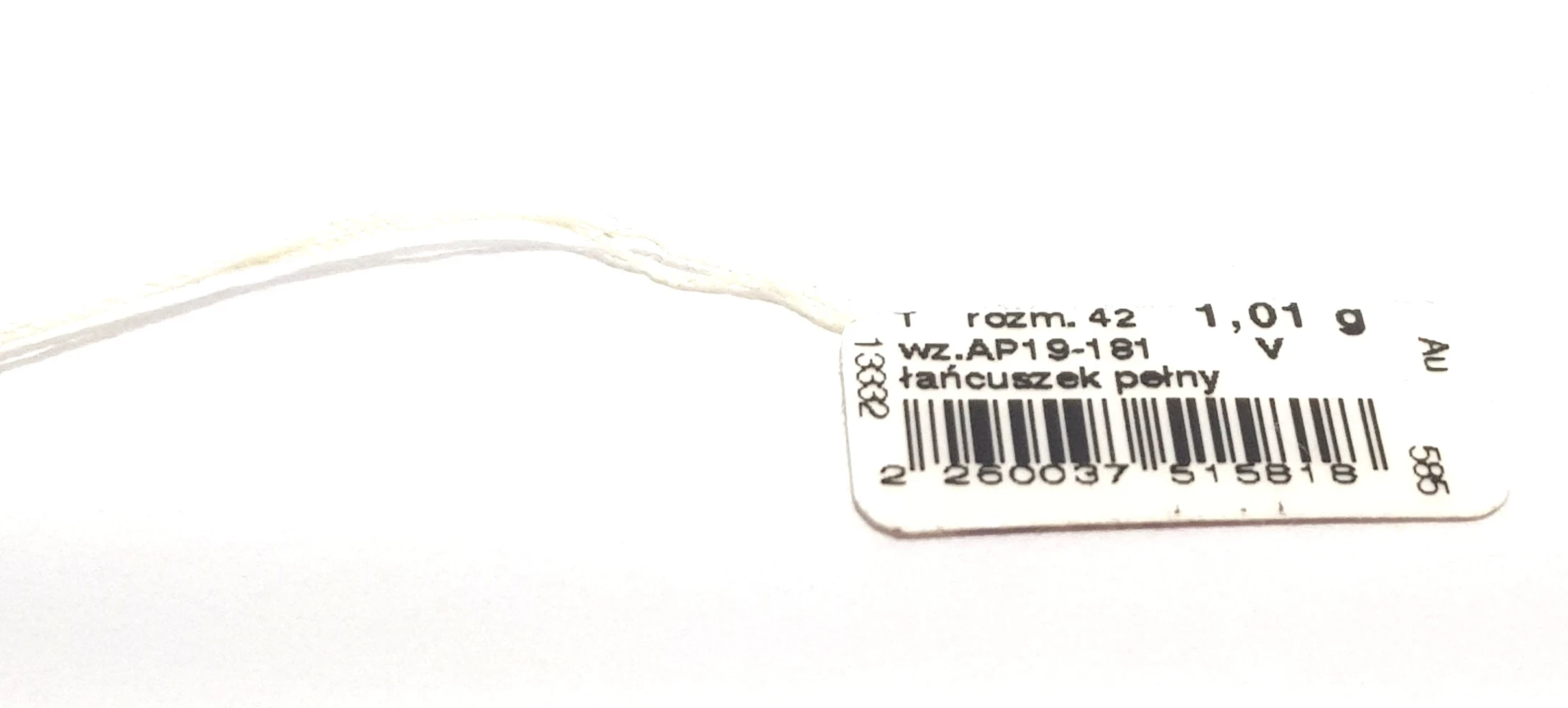 delikatny-zloty-lancuszek-apart-splot-pancerka-pr585-101g-415cm-stan-11323-2