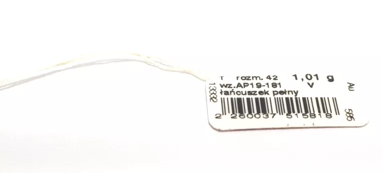 delikatny-zloty-lancuszek-apart-splot-pancerka-pr585-101g-415cm-stan-11323-2