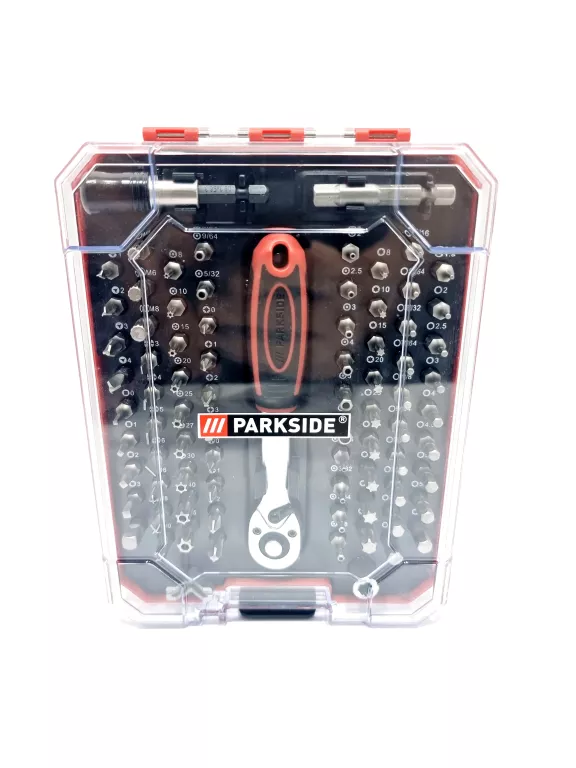 ZESTAW PARKSIDE RATCHET & BIT SET 81AKC KPL