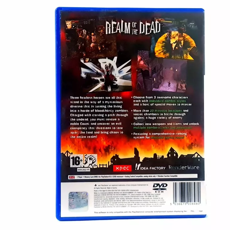 GRA REALM OF THE DEAD SONY PLAYSTATION 2 (PS2)