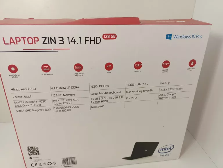LAPTOP TECHBITE ZIN 3 14.1 128GB FHD
