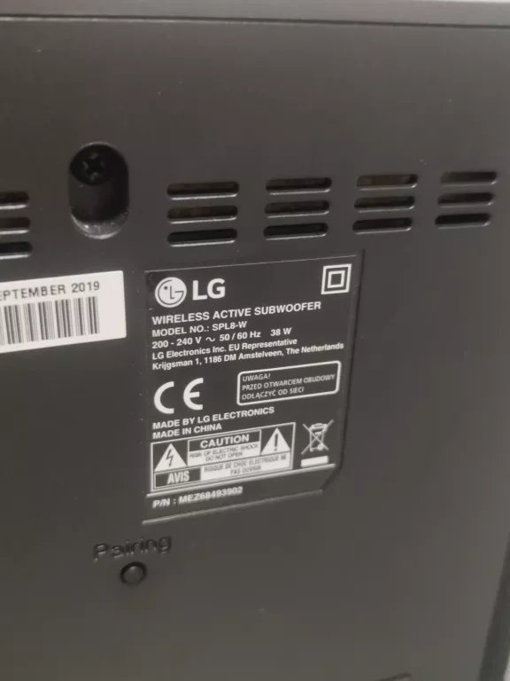 SOUNDBAR LG SL8Y DOLBY ATMOS