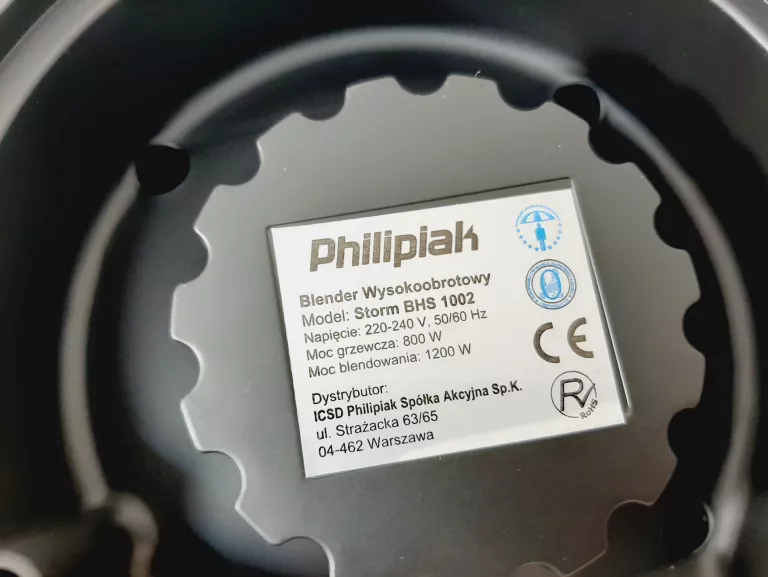 PHILIPIAK BLENDER WIELOFUNKCYJNY STORM II JAK NOW