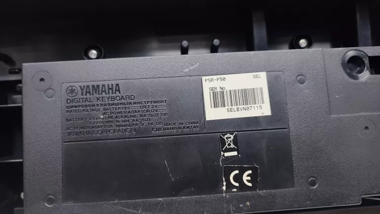KEYBORD YAMAHA PSR-F50 + ZASILACZ