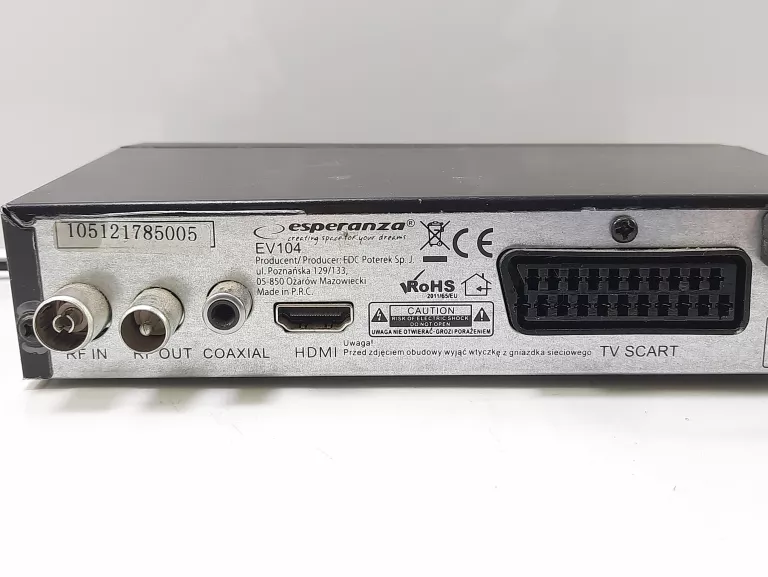 TUNER DVB-T2 ESPERANZA EV104