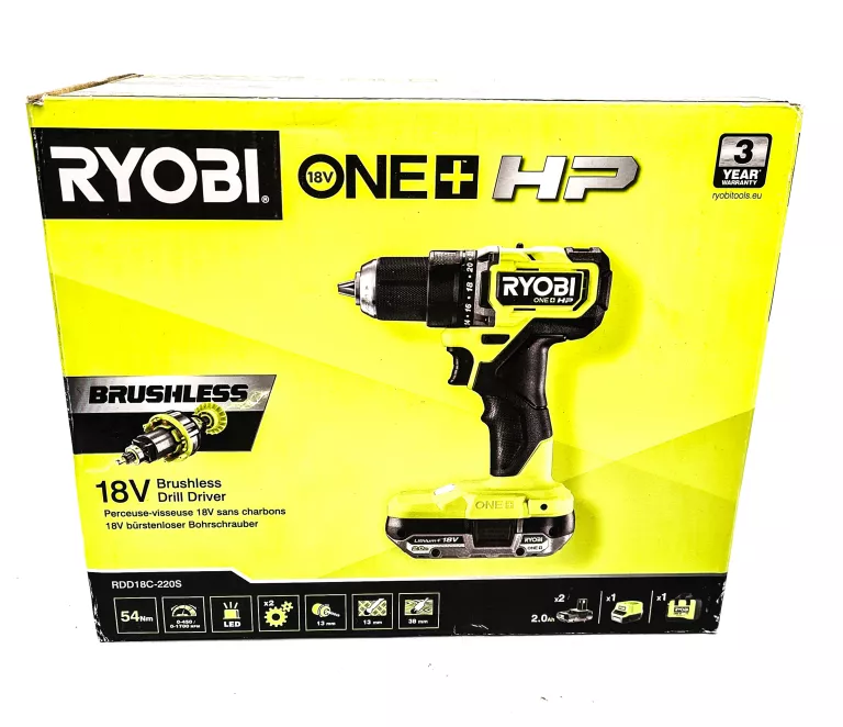 WIERTARKO-WKRĘTARKA RYOBI ONE+ HP RDD18C-220S