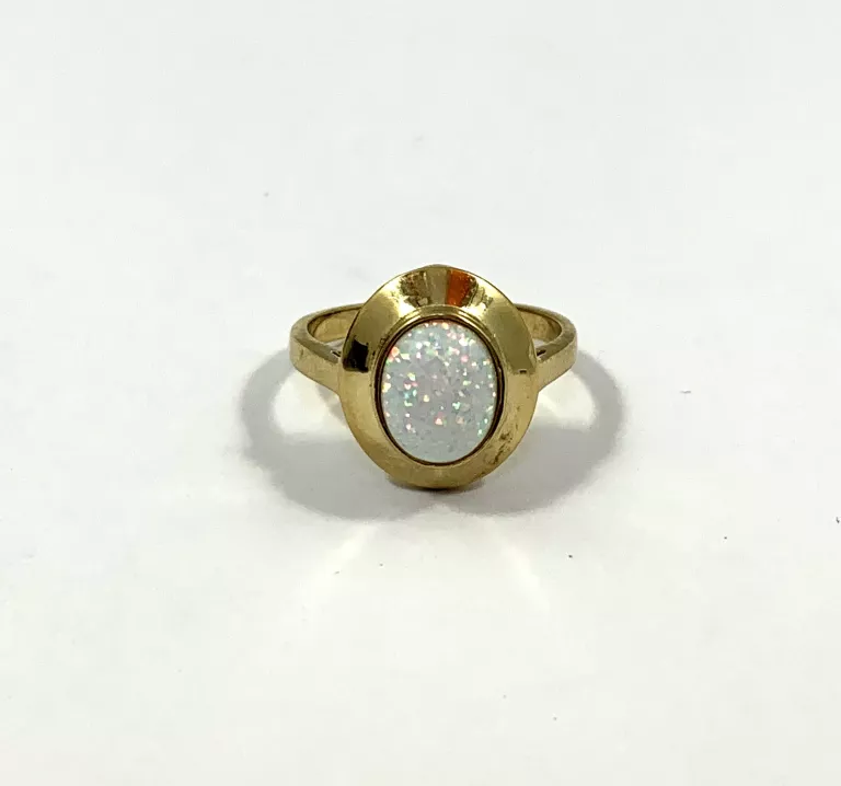 CUDOWNY PIERŚCIONEK Z OPALEM 4,53 GR 585 P R18